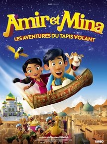 Affiche de Amir et Mina : Les aventures du tapis volant, film à voir en streaming sur Pygargue