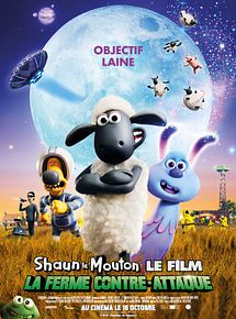 Affiche de Shaun le Mouton Le Film : La Ferme Contre-Attaque, film à voir en streaming sur Pygargue