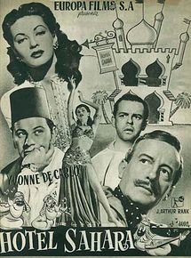Affiche de Hôtel Sahara, film à voir en streaming sur Pygargue