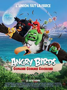 Affiche de Angry Birds : Copains comme cochons, film à voir en streaming sur Pygargue