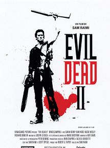 Affiche de Evil Dead 2, film à voir en streaming sur Pygargue