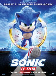 Affiche de Sonic le film, film à voir en streaming sur Pygargue