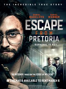 Affiche de Escape from Pretoria, film à voir en streaming sur Pygargue