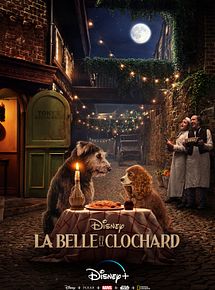 Affiche de La Belle et le Clochard, film à voir en streaming sur Pygargue