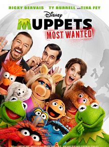 Affiche de Muppets most wanted, film à voir en streaming sur Pygargue