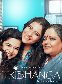 Affiche de Tribhanga, film à voir en streaming sur Pygargue