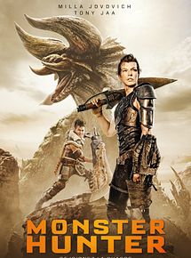 Affiche de Monster Hunter, film à voir en streaming sur Pygargue