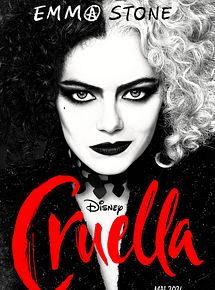 Affiche de Cruella, film à voir en streaming sur Pygargue