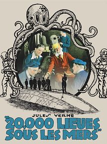 Affiche de 20000 lieues sous les mers, film à voir en streaming sur Pygargue