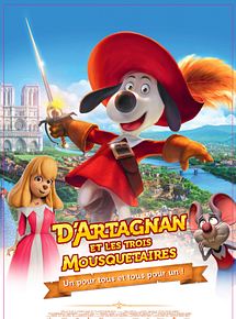 Affiche de D'Artagnan et les trois Mousquetaires, film à voir en streaming sur Pygargue