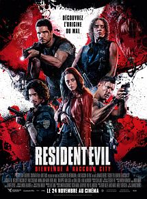 Affiche de Resident Evil : Bienvenue à Raccoon City, film à voir en streaming sur Pygargue