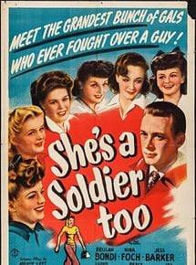 Affiche de She's a Soldier Too, film à voir en streaming sur Pygargue