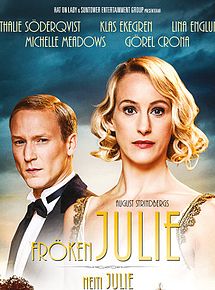 Affiche de Mademoiselle Julie, film à voir en streaming sur Pygargue