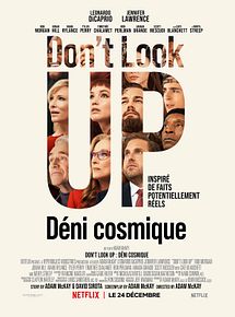 Affiche de Don’t Look Up: Déni cosmique, film à voir en streaming sur Pygargue