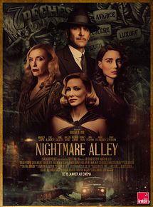 Affiche de Nightmare Alley, film à voir en streaming sur Pygargue