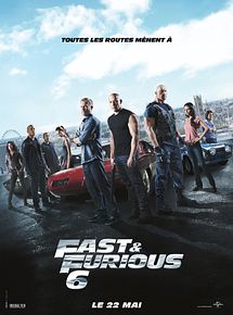Affiche de Fast & Furious 6, film à voir en streaming sur Pygargue