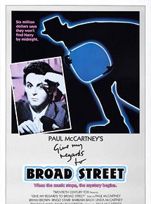 Affiche de Give My Regards to Broad Street, film à voir en streaming sur Pygargue