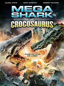 Affiche de Mega Shark vs Crocosaurus, film à voir en streaming sur Pygargue