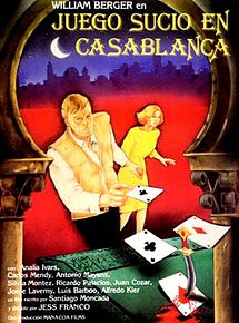 Affiche de Sale jeu à Casablanca, film à voir en streaming sur Pygargue