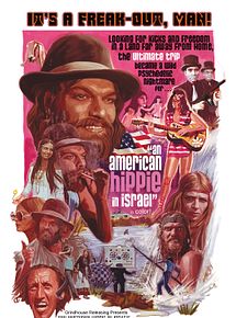 Affiche de An american hippie in Israel, film à voir en streaming sur Pygargue