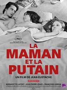 Affiche de La Maman et la Putain, film à voir en streaming sur Pygargue