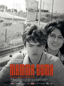 Affiche de Mamma Roma, film à voir en streaming sur Pygargue