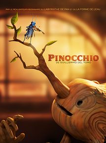 Affiche de Pinocchio par Guillermo del Toro, film à voir en streaming sur Pygargue