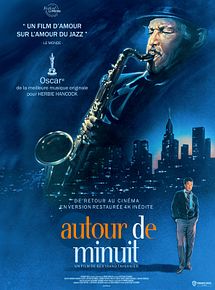 Affiche de Autour de minuit, film à voir en streaming sur Pygargue