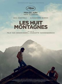 Affiche de Les Huit Montagnes, film à voir en streaming sur Pygargue