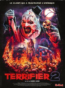 Affiche de Terrifier 2, film à voir en streaming sur Pygargue