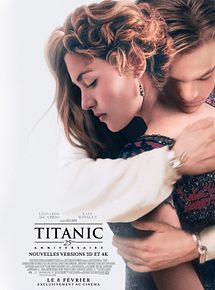 Affiche de Titanic, film à voir en streaming sur Pygargue