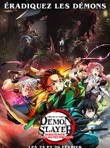 Affiche de Demon Slayer : Kimetsu no Yaiba - En route pour le village des forgerons, film à voir en streaming sur Pygargue