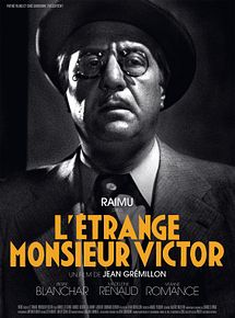 Affiche de L'Etrange Monsieur Victor, film à voir en streaming sur Pygargue