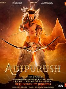 Affiche de Adipurush, film à voir en streaming sur Pygargue