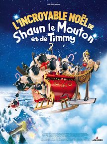 Affiche de L'Incroyable Noël de Shaun le mouton, film à voir en streaming sur Pygargue