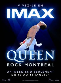 Affiche de Queen Rock Montreal, film à voir en streaming sur Pygargue