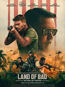 Affiche de Land of Bad, film à voir en streaming sur Pygargue