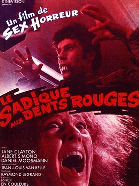 poster de Le Sadique aux dents rouges