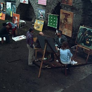 Photo Three Graves of the  Artist