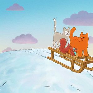 Photo Le merveilleux hiver de Tom le chat