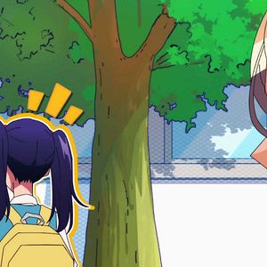 Photo The Klutzy Class Monitor and the Girl with the Short Skirt