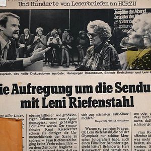 Photo Leni Riefenstahl, la lumière et les ombres