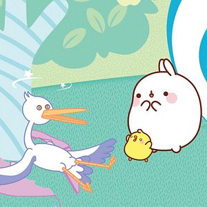 Photo Molang au cinéma !