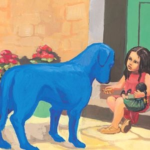 Photo Chien bleu et autres belles histoires de l'école des loisirs