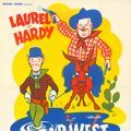 Photo Laurel et Hardy au Far West