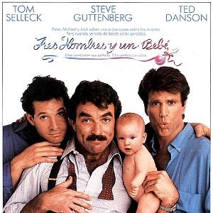 Photo Trois hommes et un bébé