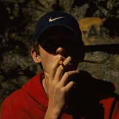 Photo Cigarette at night