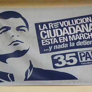 Photo Ecuador une politique au-delà de l'utopie