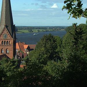Photo Die Elbe von oben