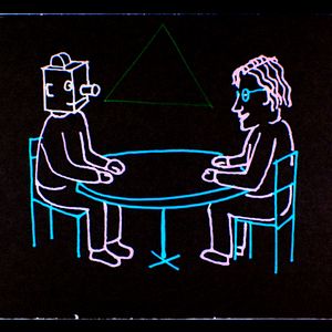 Photo Conversation animée avec Noam Chomsky